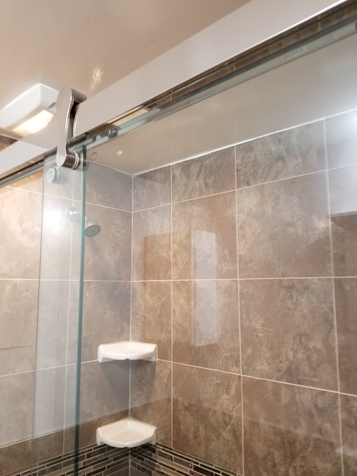 Custom tile bathroom remodel by Shaara Contracting Inc