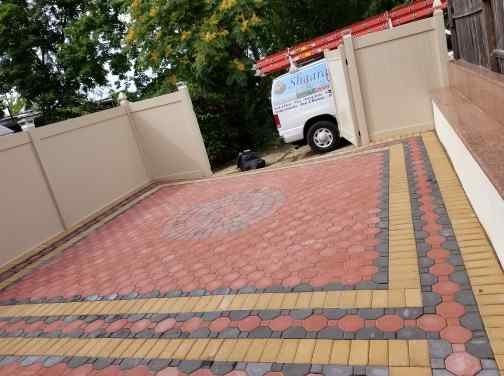 Paver walkway and masonry work by Shaara Contracting Inc