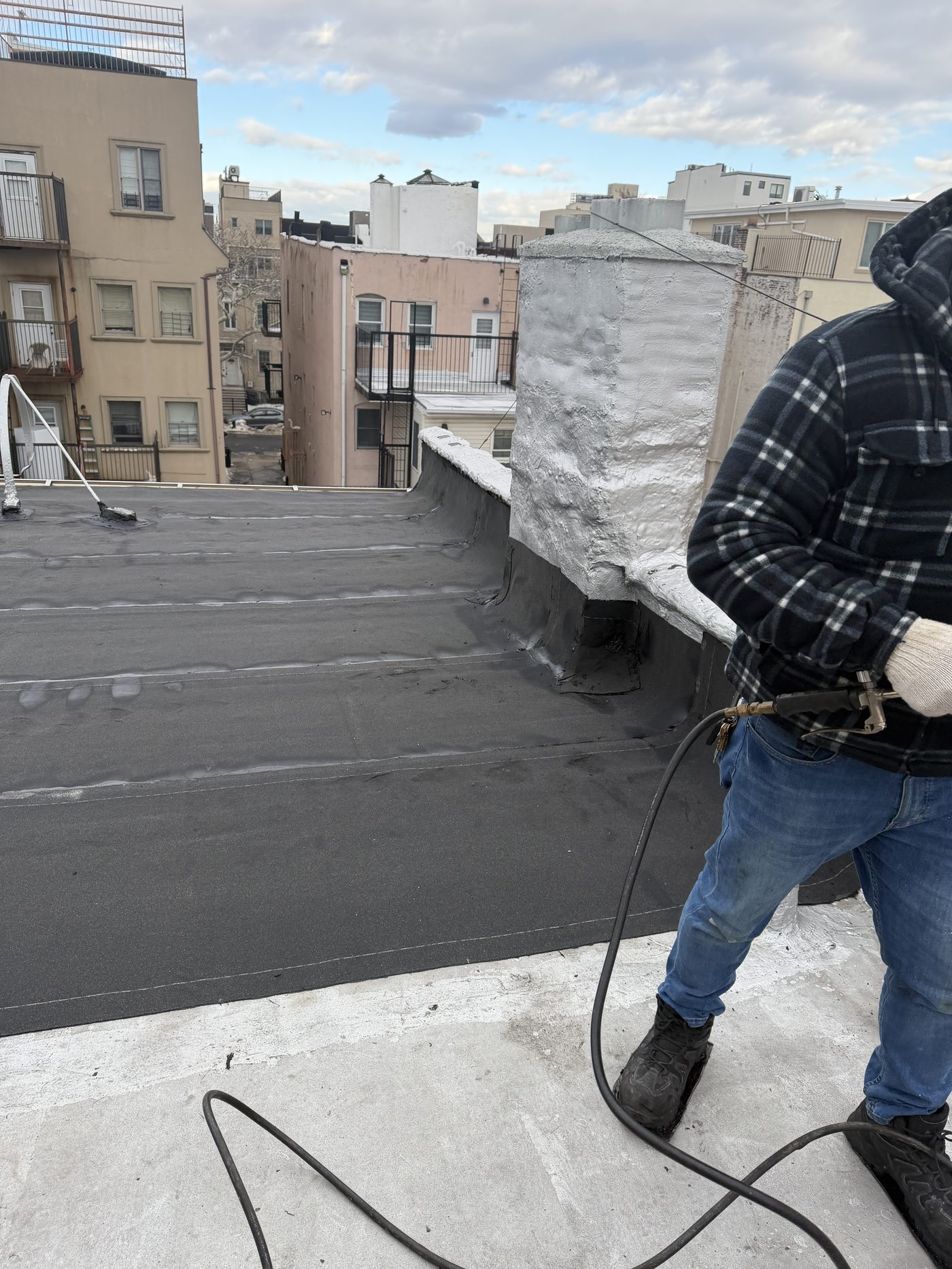 Roofing project by Shaara Contracting Inc